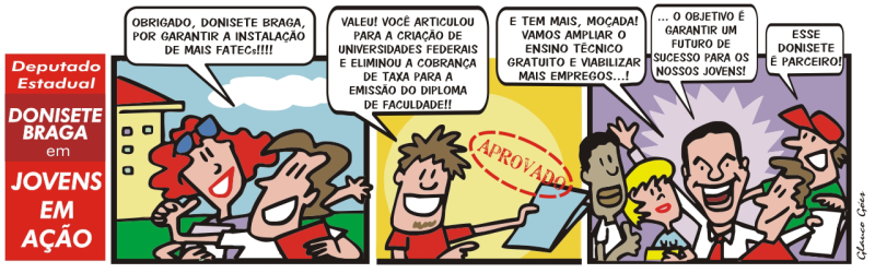 Portfólio — Tirinha candidato